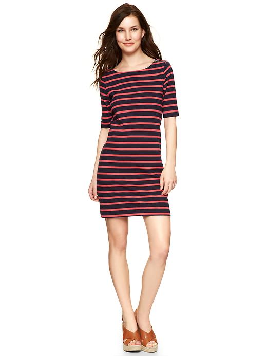 View large product image 1 of 1. Harbor jersey half-sleeve dress