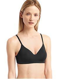 Hidden underwire bra