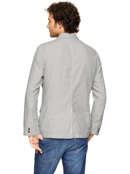 Image number 3 showing, Linen cotton blazer