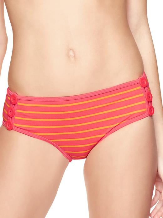 View large product image 1 of 1. Stripey hipster bikini