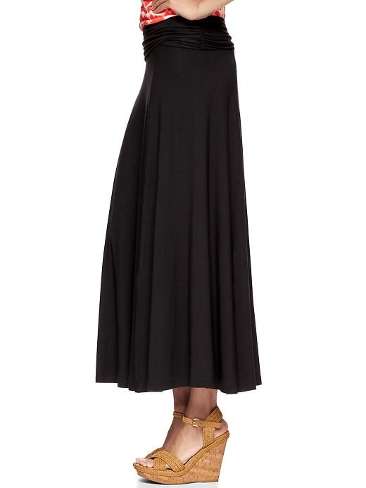Image number 3 showing, Foldover maxi skirt
