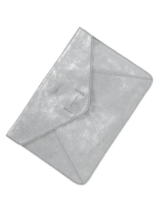View large product image 1 of 1. Leather envelope clutch