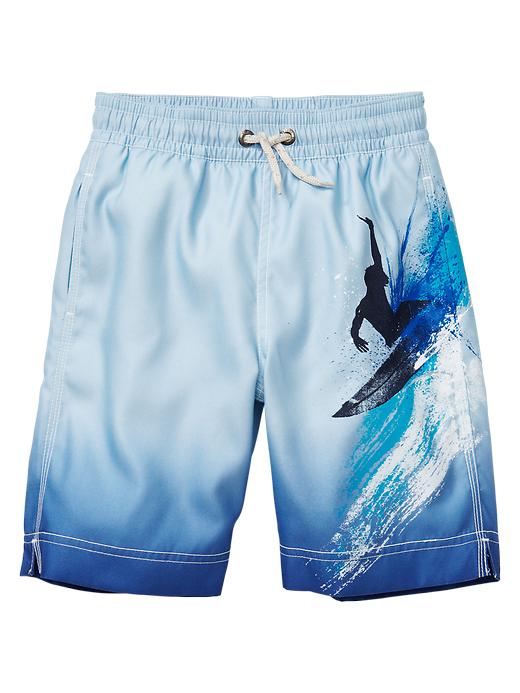 Image number 1 showing, Surfer ombre swim trunks