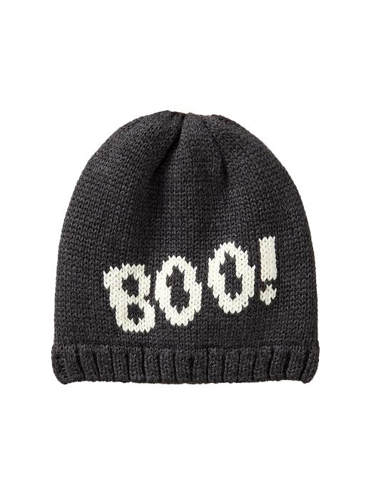 View large product image 1 of 1. Intarsia boo hat