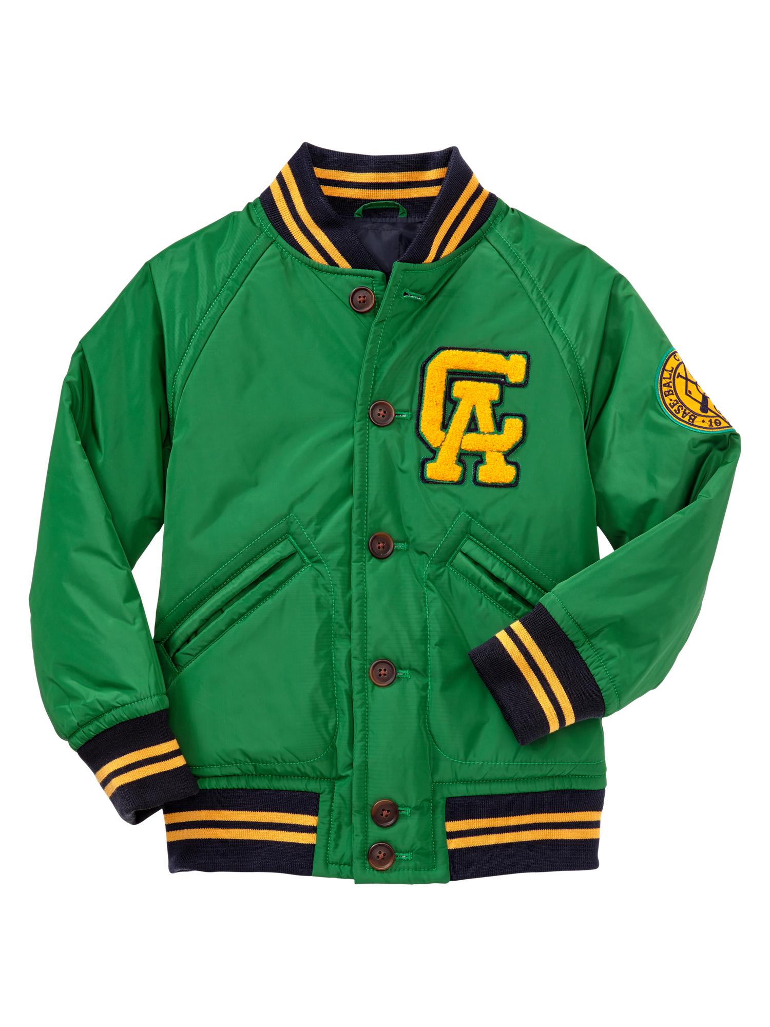 Gap on sale letterman jacket