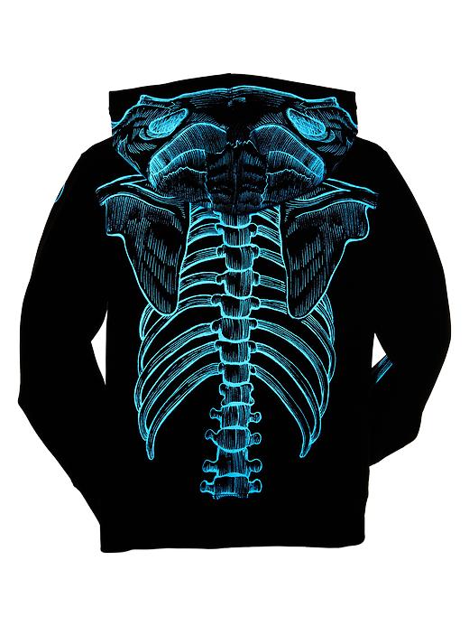 Image number 4 showing, Glow-in-the-dark skeleton hoodie