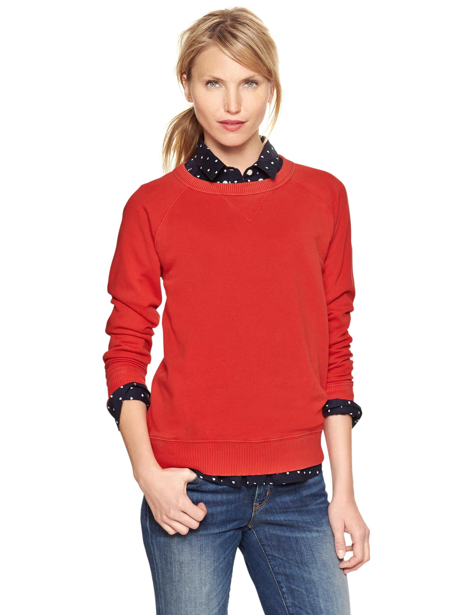 Two Tone Comfy Terry Sweatshirt