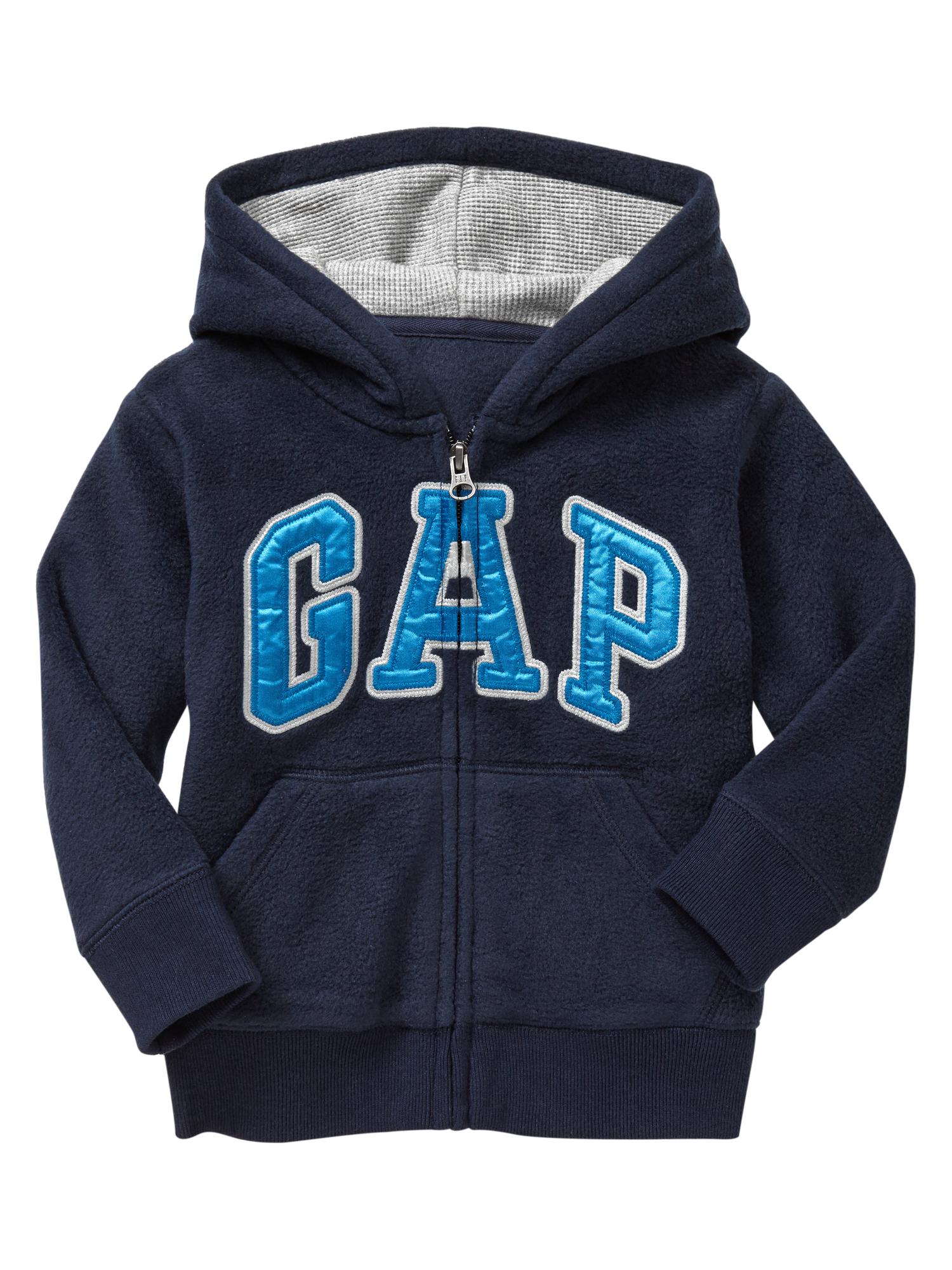 Pro Fleece arch logo hoodie | Gap