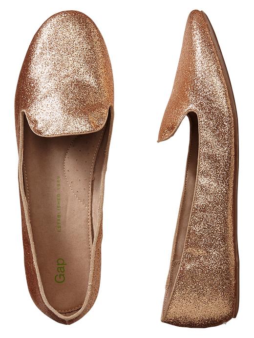 View large product image 1 of 1. Glitter loafers