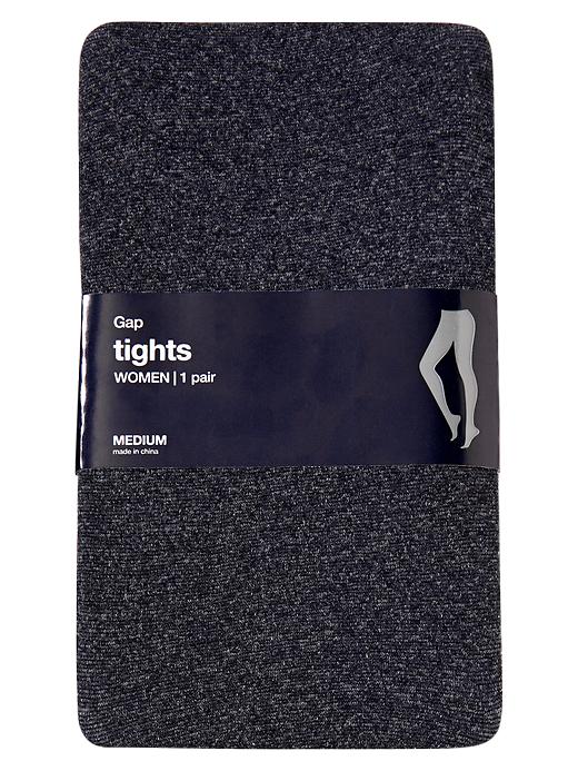 View large product image 1 of 1. Heathered opaque tights