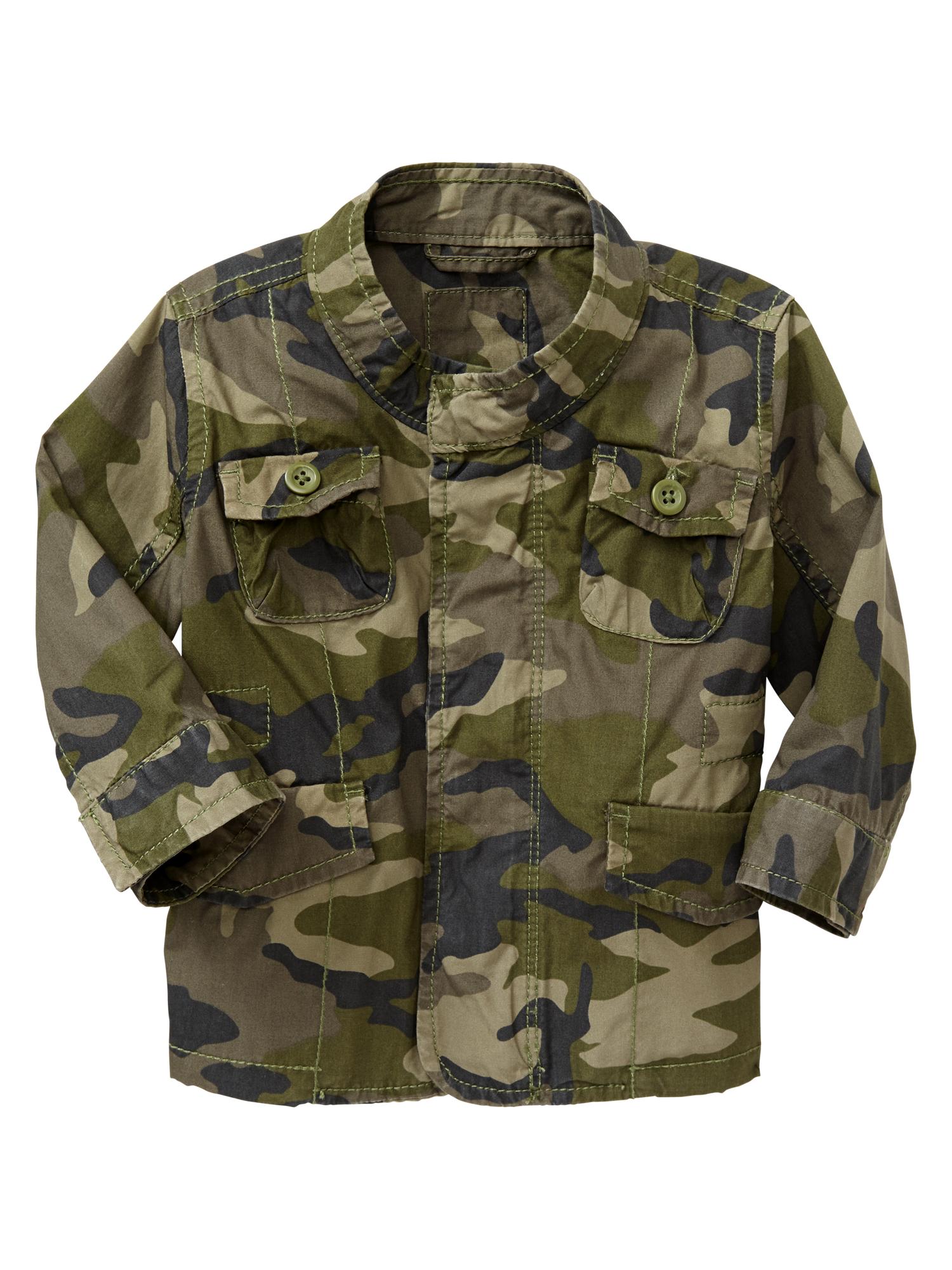 Gap hot sale camo jacket