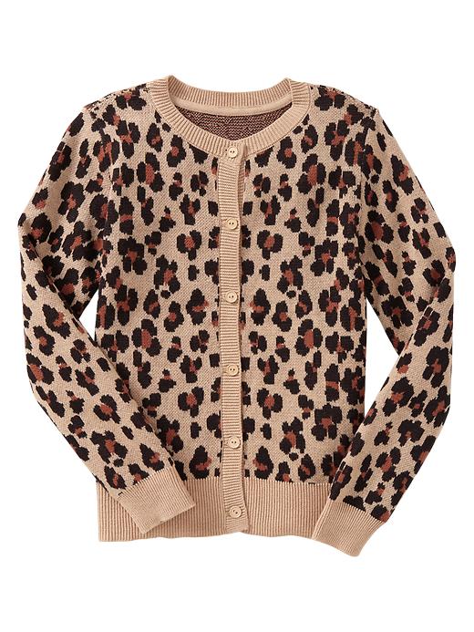 View large product image 1 of 1. Leopard cardigan