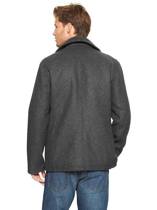 Image number 2 showing, Wool peacoat