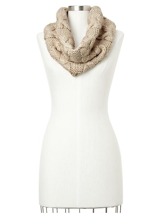 View large product image 1 of 1. Cable cowl scarf