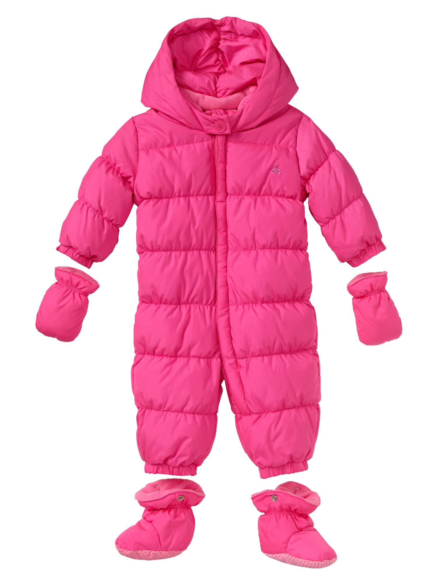 Gap down outlet puffer snowsuit