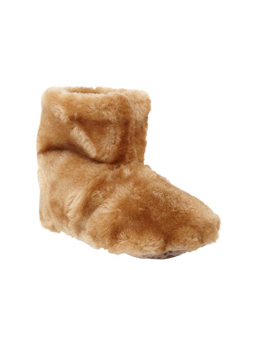 Image number 4 showing, Bear furry slippers