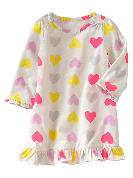 View large product image 1 of 1. Heart nightgown