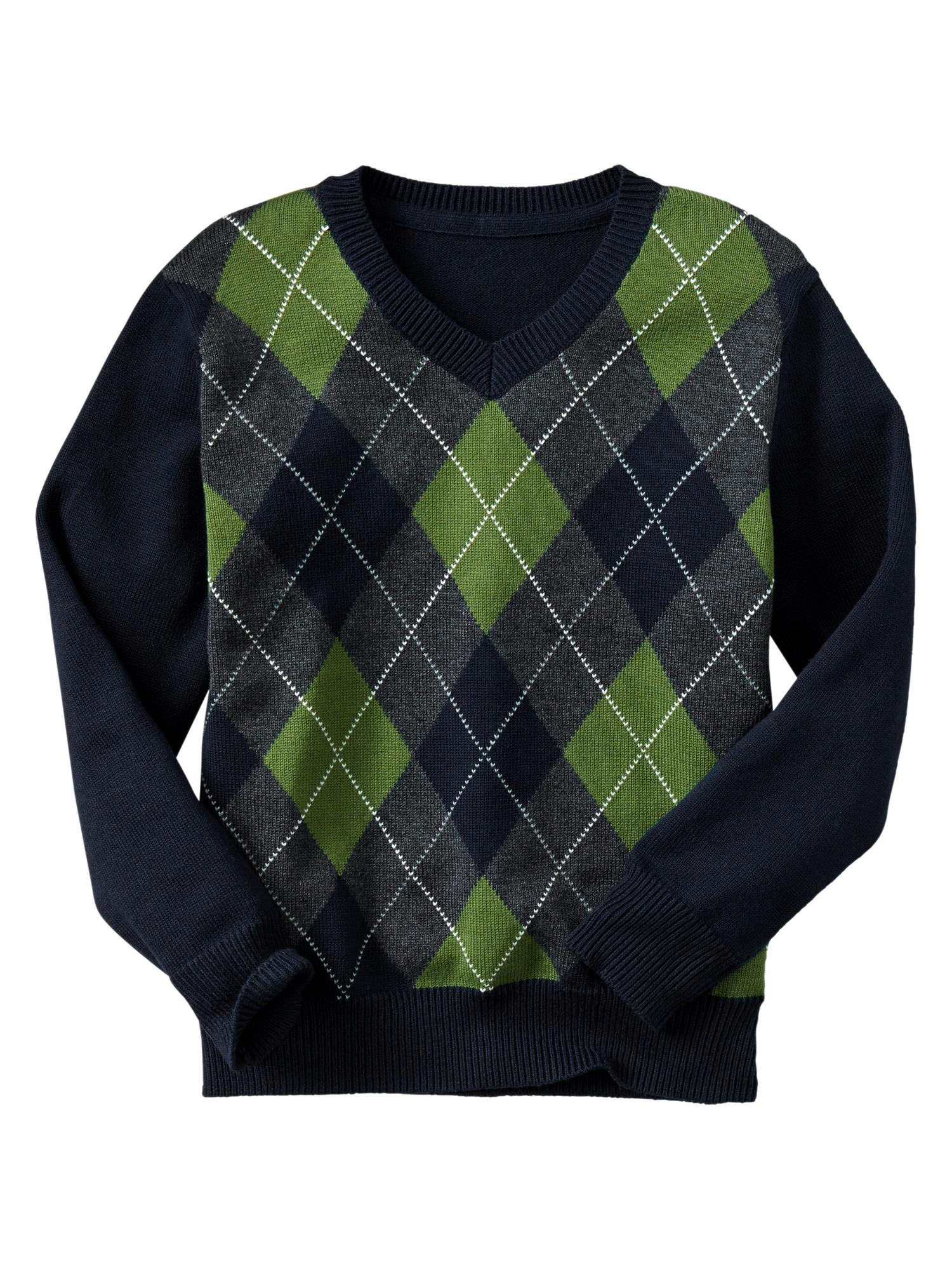 Argyle sweater