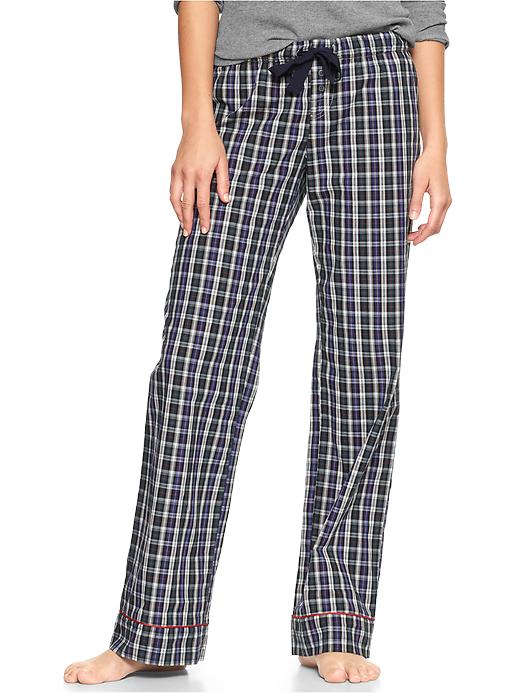 Tartan poplin pants | Gap