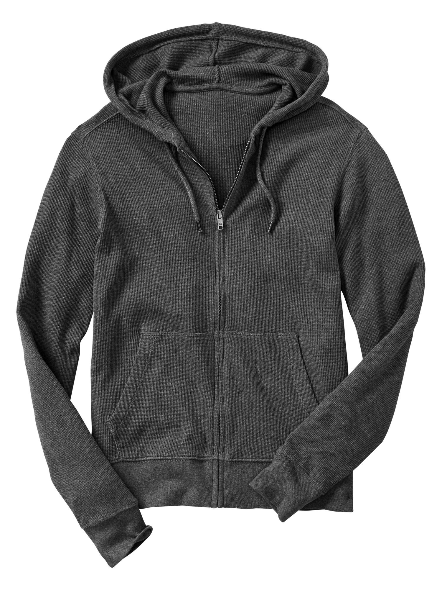 Gap waffle online hoodie