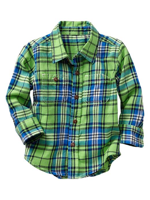 View large product image 1 of 1. Plaid flannel shirt