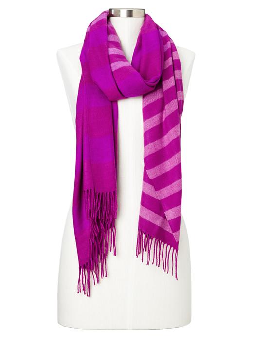Cozy gradient-stripe scarf | Gap