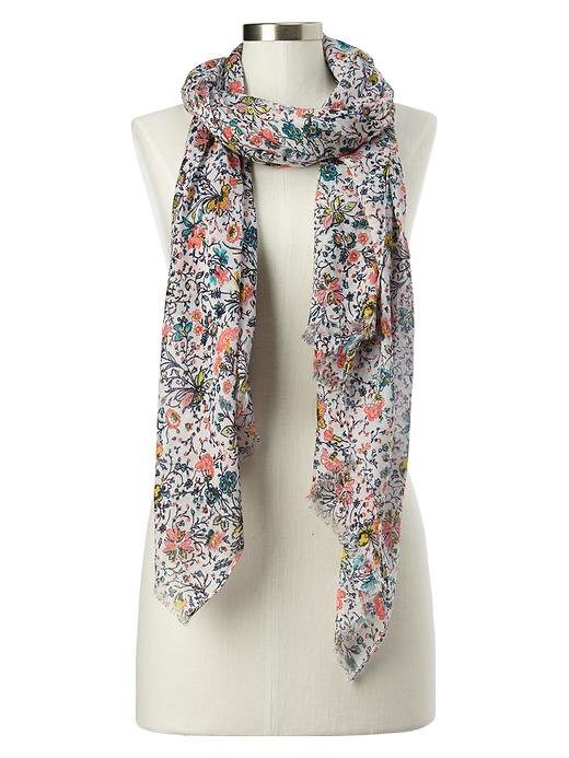 View large product image 1 of 1. Vintage floral scarf