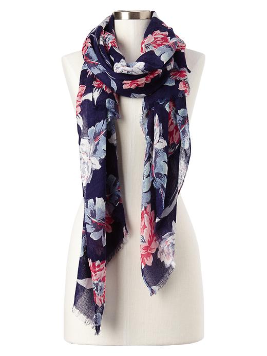 View large product image 1 of 1. Floral scarf