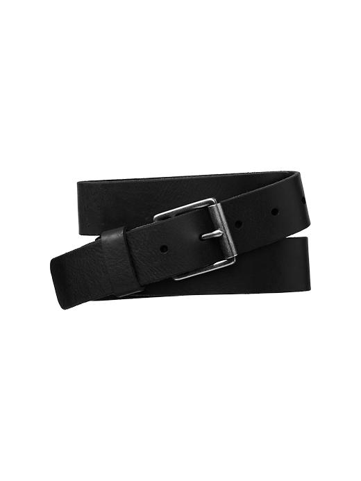 Image number 3 showing, Textured leather belt