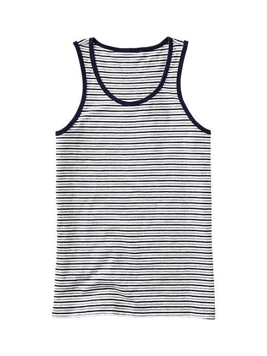 View large product image 1 of 1. Thin striped tank