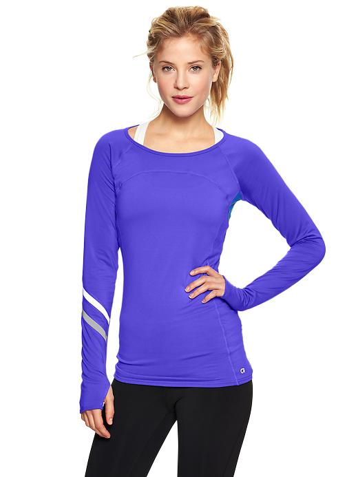 GapFit reflective-stripe T | Gap