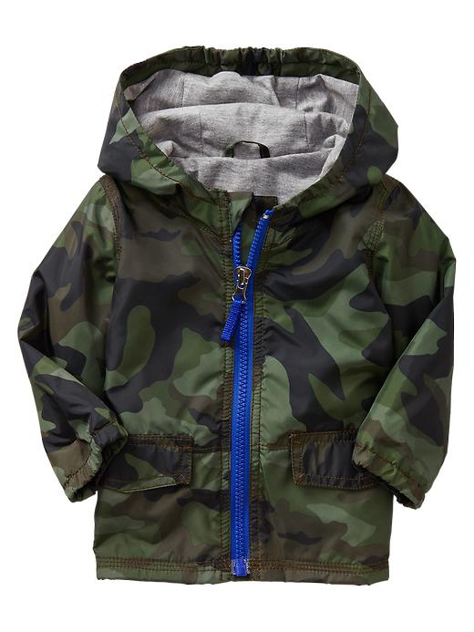 Gap Packable shops Anorak Camo Windbreaker