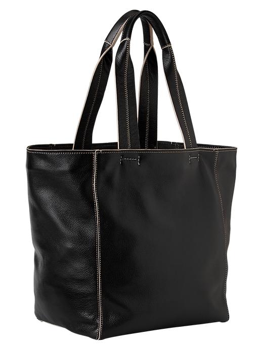 Image number 4 showing, Leather tote