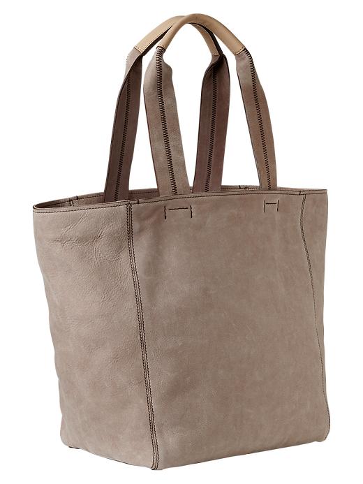 Image number 5 showing, Leather tote