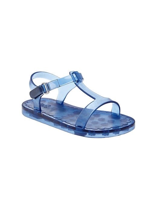 Image number 5 showing, T-strap jelly sandals