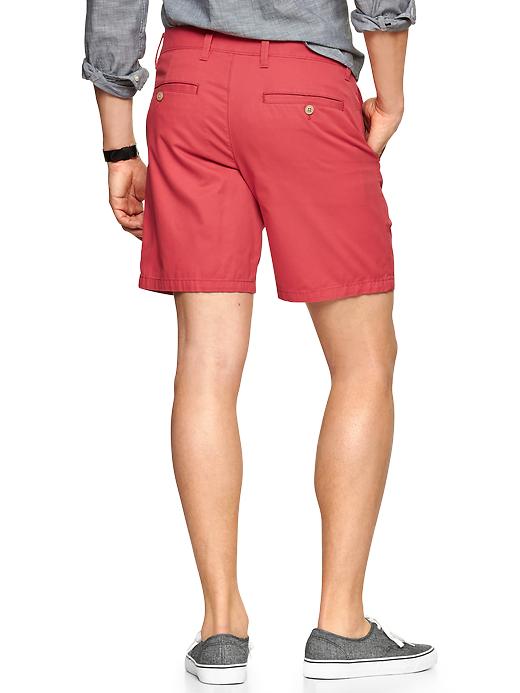 Image number 2 showing, Flat front shorts (8")