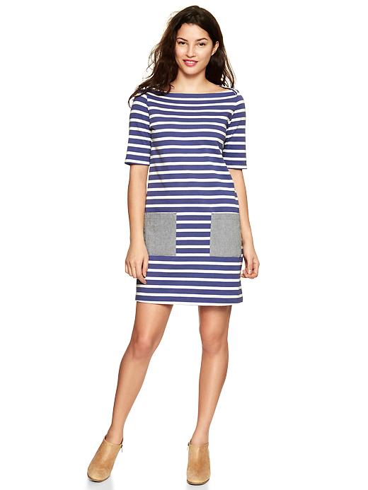 Image number 1 showing, Stripe pocket dress