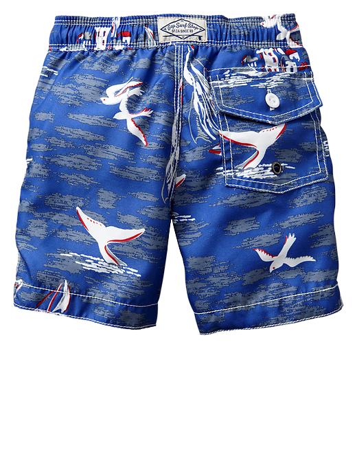 Image number 2 showing, Whale tail swim trunks