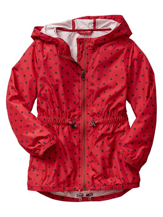 View large product image 1 of 1. Starry hi-lo windbreaker
