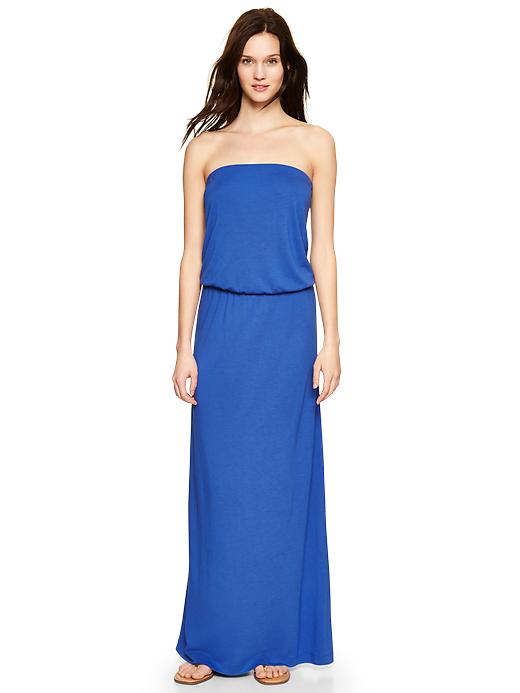 View large product image 1 of 1. Strapless maxi dress