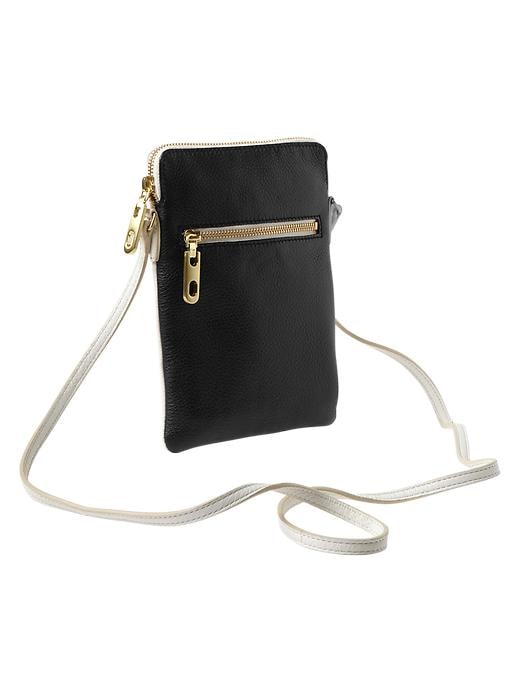 Image number 4 showing, Leather crossbody bag