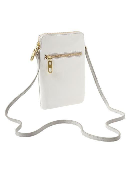 Image number 7 showing, Leather crossbody bag