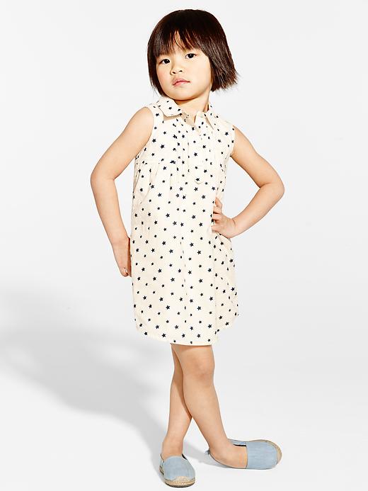 Image number 2 showing, Starry pintuck shirtdress