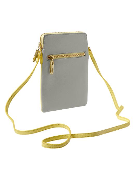 View large product image 1 of 1. Leather crossbody bag