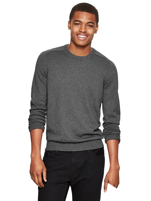 Cotton cashmere crew sweater Gap