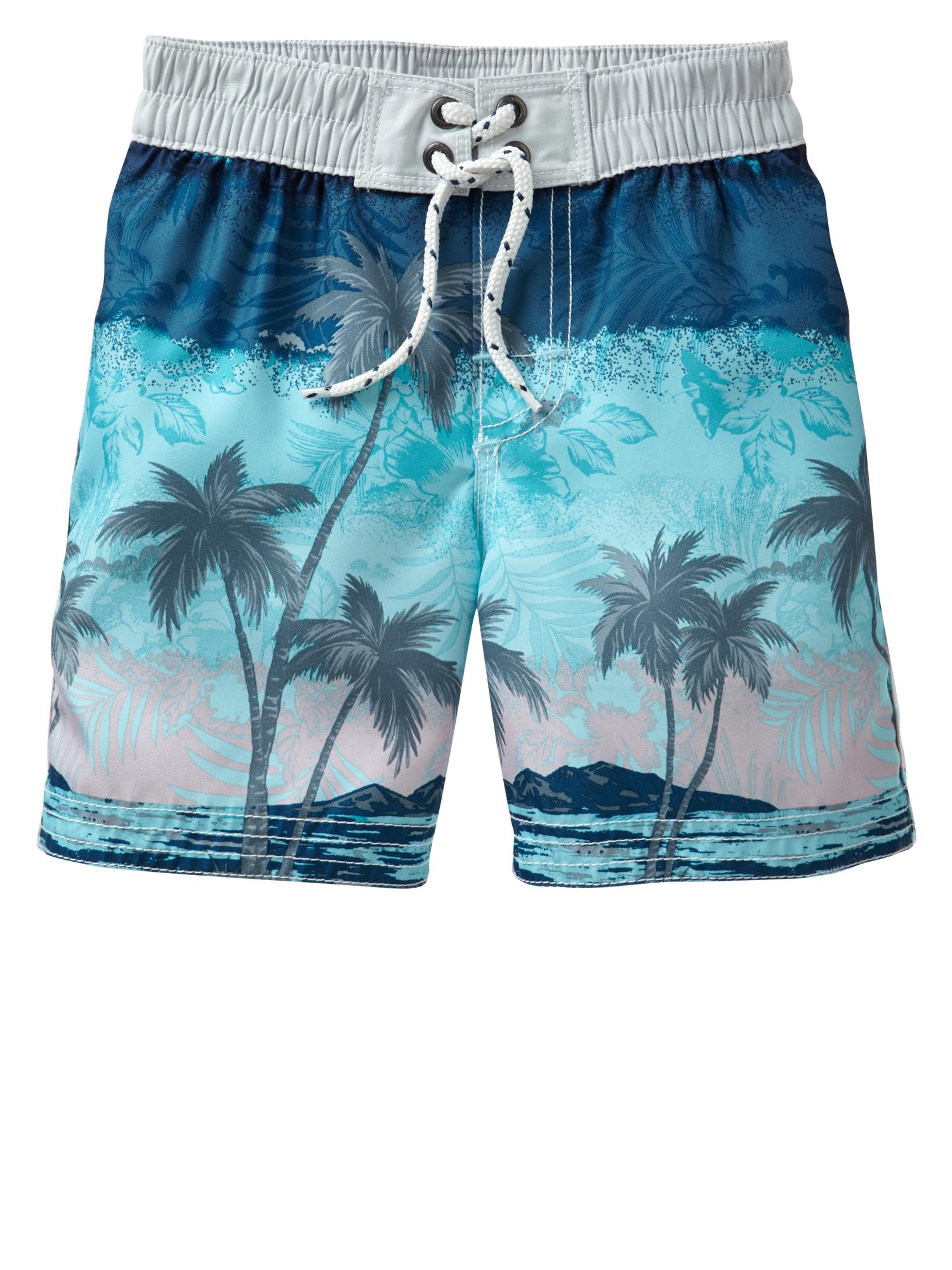 baby boy flag swim trunks