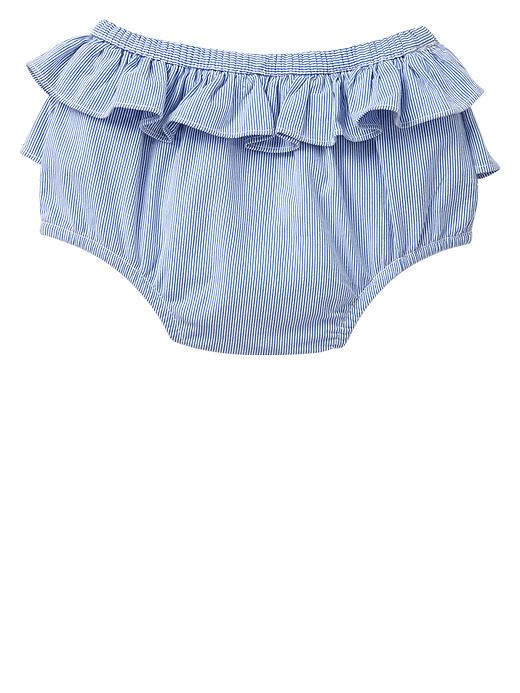 View large product image 1 of 1. Stripe ruffle bloomers