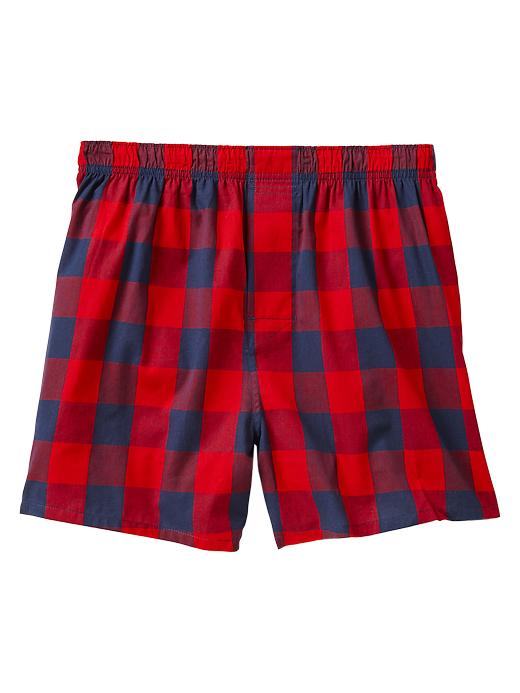 Large buffalo plaid boxers | Gap