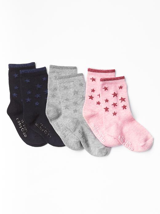 View large product image 1 of 1. Starry socks (3-pack)