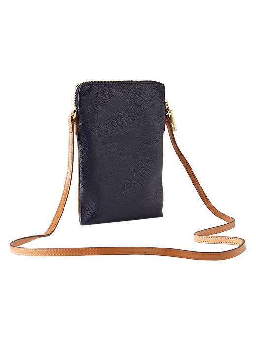 Image number 2 showing, Leather crossbody bag